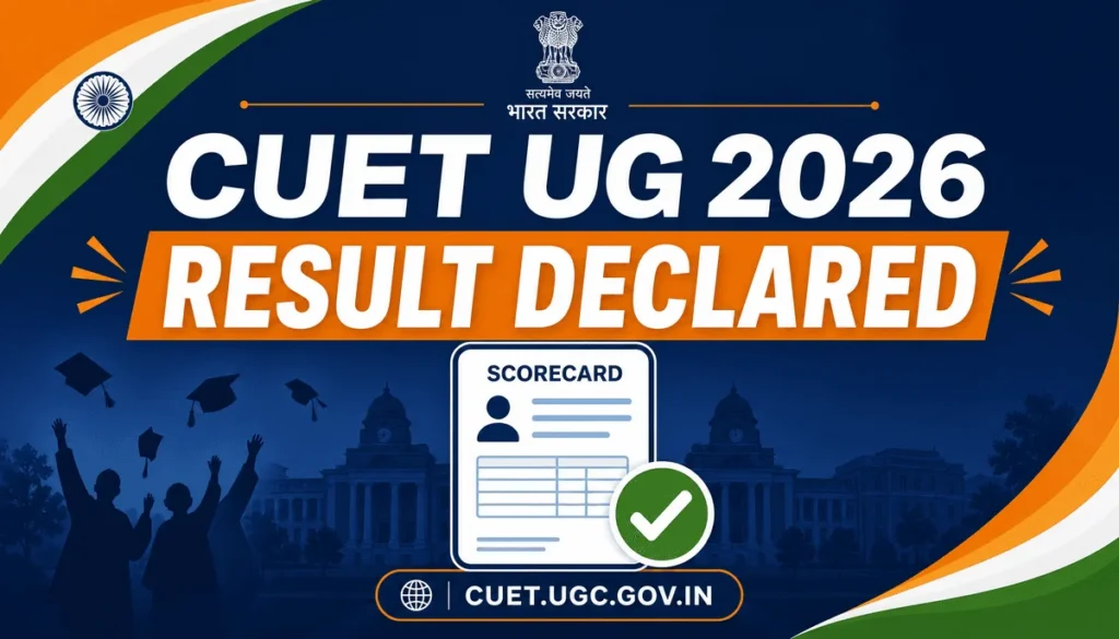 CUET UG 2026 Results Declared: Over 11.64 Lakh Candidates Appear, 22 Achieve 100 Percentile in Three Subjects