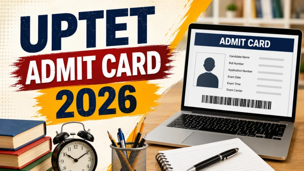 UPTET Admit Card 2026 Released: Download Hall Ticket Now