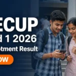 JEECUP Counselling 2026 Round 1 Seat Allotment Result Declared