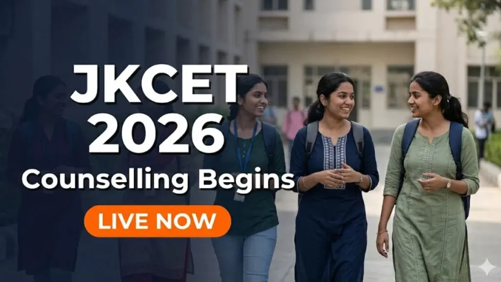 JKCET 2026 Round 3 Counselling Begins for Engineering Admissions