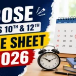 BBOSE Class 10 & 12 June 2026 Date Sheet Released