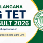 TG TET 2026 Results Declared, Marks Memo Download Begins
