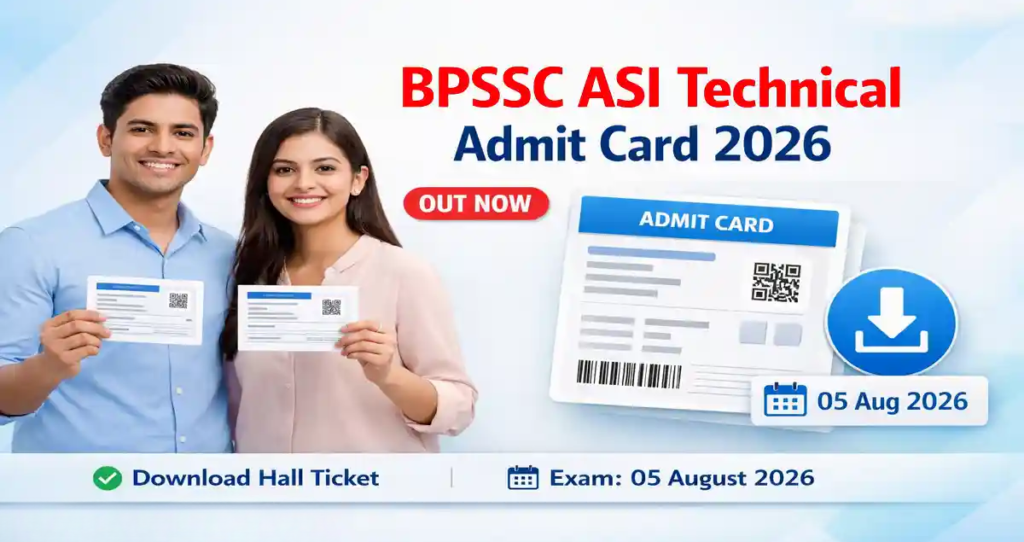 BPSSC Bihar Police ASI Technical Admit Card 2026 Released