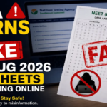 NTA Warns Against Fake NEET UG OMR Sheets and AI Misuse