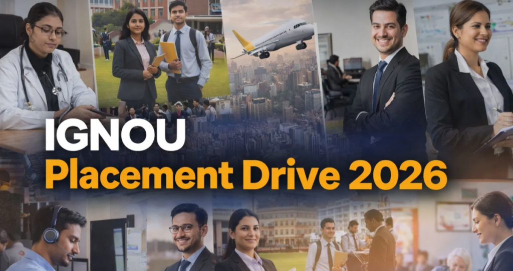 IGNOU Mega Placement Drive 2026 Offers 350+ Job Openings