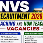 NVS Recruitment 2026: Teaching & Non-Teaching Jobs Open