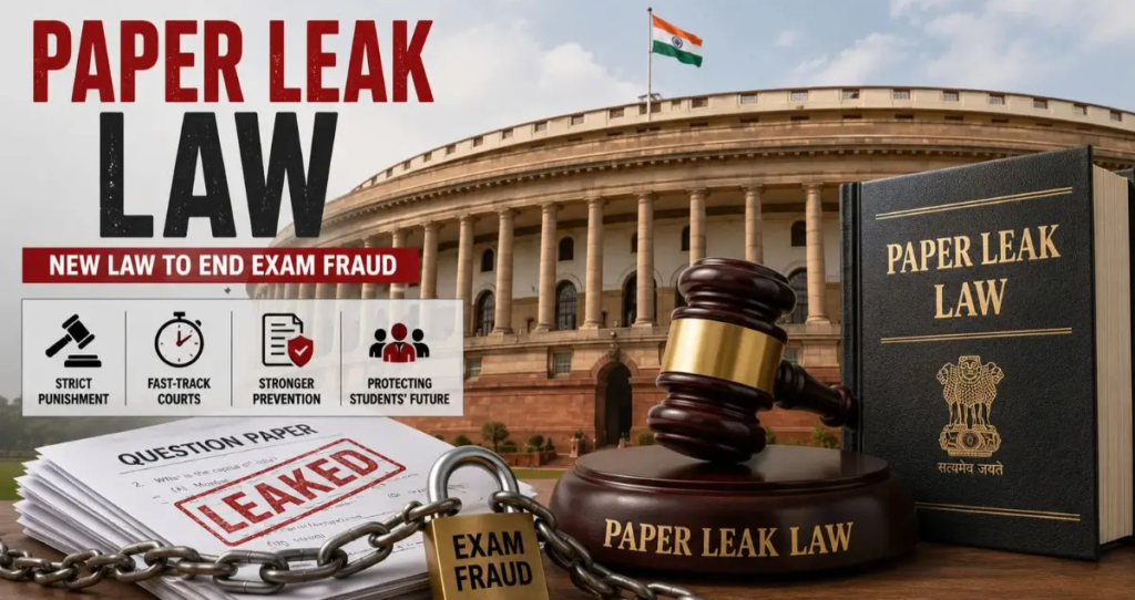 Anti-Paper Leak Bill Passed: New Rules for Fair Exams