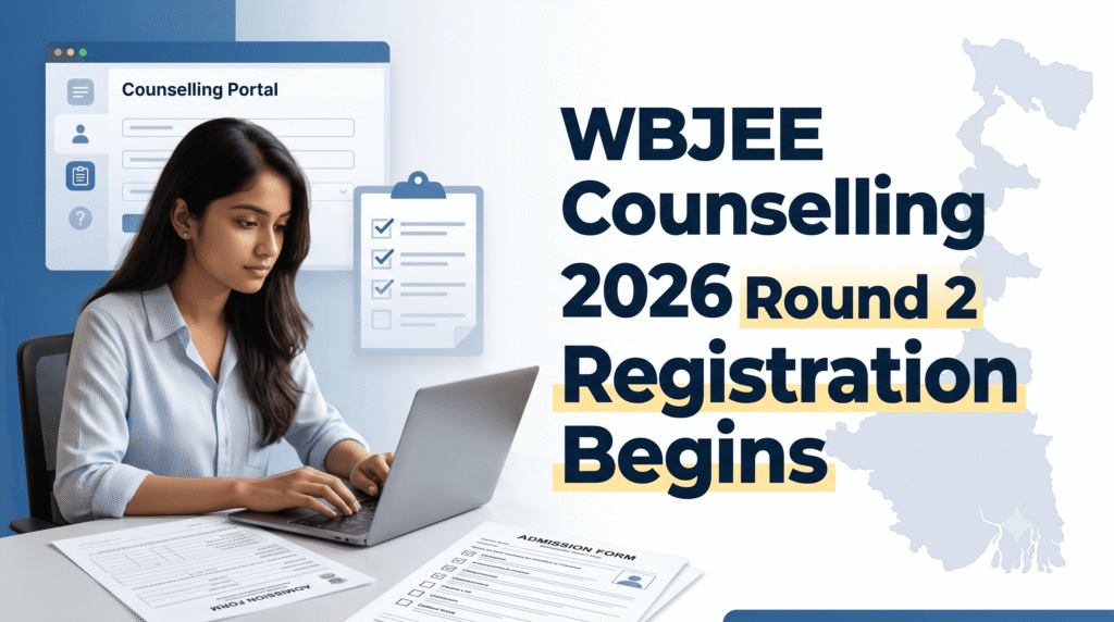 WBJEE Counselling 2026 Round 2 Registration Begins