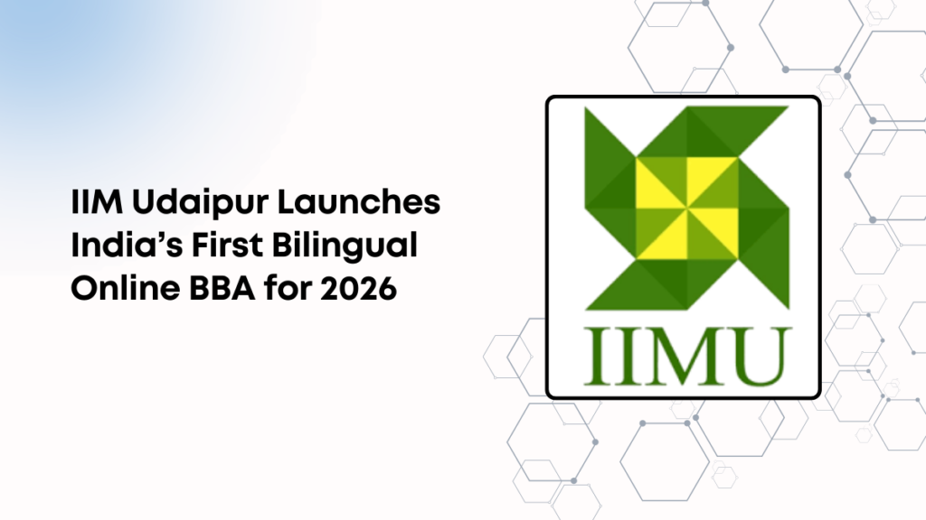 IIM Udaipur Launches Bilingual Online BBA Programme