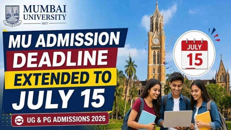 Mumbai University Extends UG & PG Admission Deadline to July 15