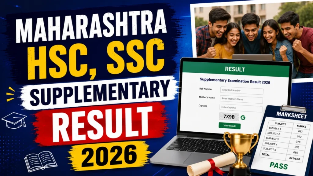Maharashtra SSC & HSC Supplementary Result 2026 Out