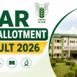 ICAR UG Round 1 Seat Allotment Result 2026 Released