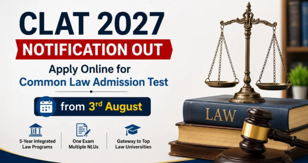 CLAT 2027 Registration Begins: Apply Online & Check Details