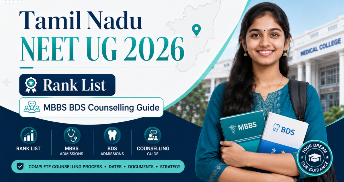 TN NEET UG 2026 Rank List Released: MBBS & BDS Counselling - Education Today